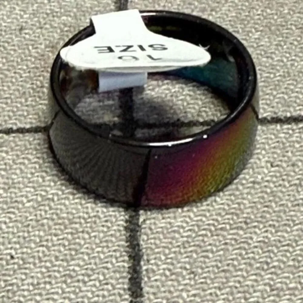 Rainbow Band Ring | Iridescent Color Changing Band 9